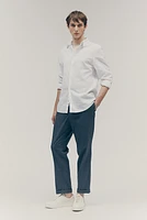 Regular Fit Linen-Blend Shirt