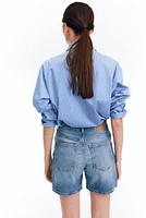 High Waist Denim Shorts