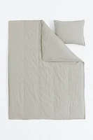 Enveloppe de couette lit simple en lin