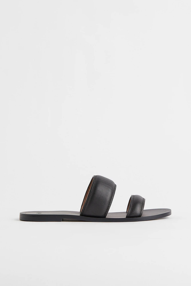 Leather Slides