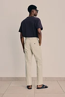 Slim Fit Dressy Linen-blend Pants