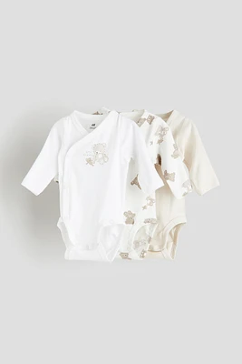 3-pack Wrapover Bodysuits