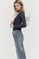 Jean ample Taille très haute