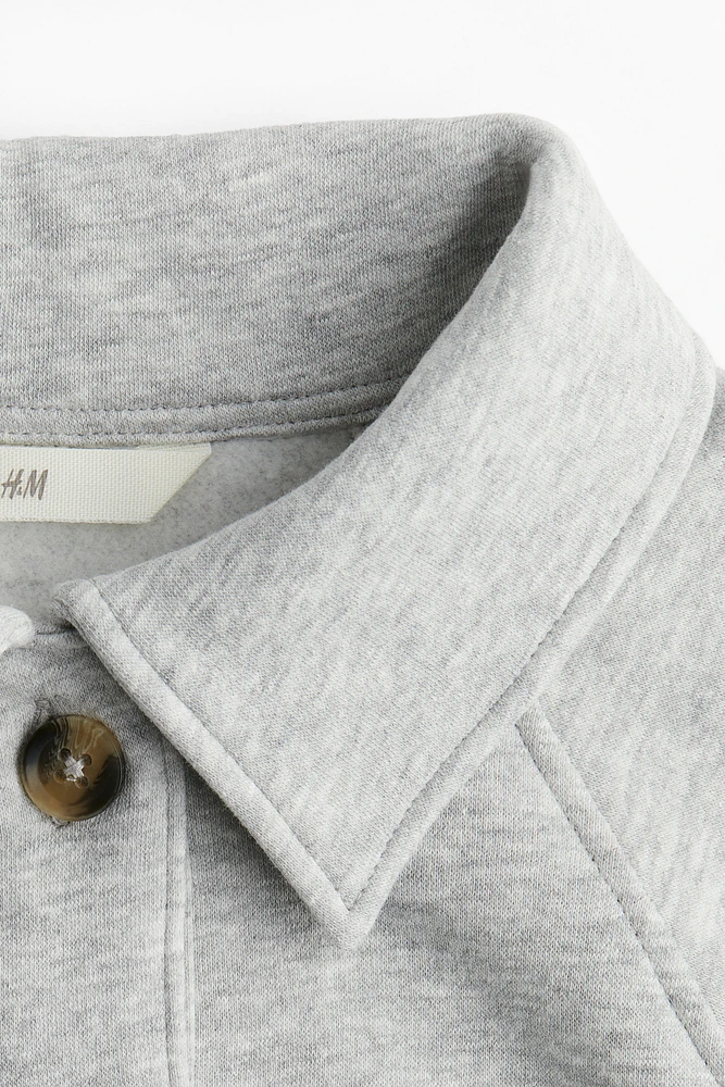 Sweatshirt with Collar