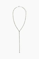 Rhinestone Lariat Necklace