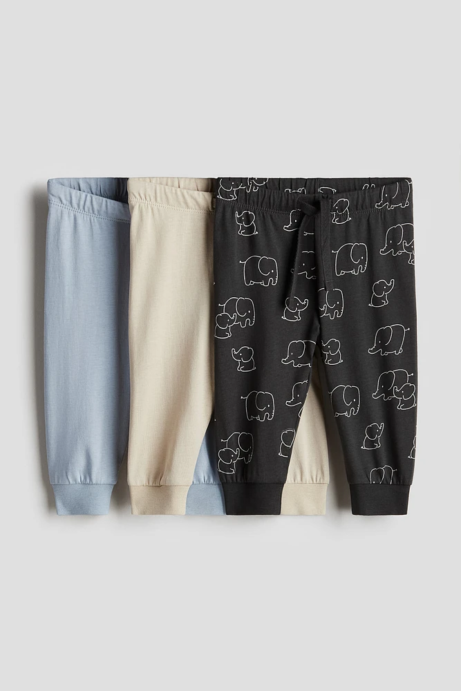 3-pack Cotton Jersey Joggers