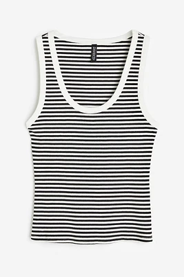 Ribbed Cotton Tank Top