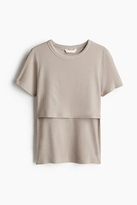 MAMA Ribbed Nursing Top