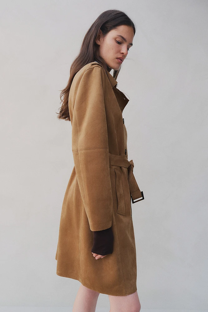 Napped Trench Coat