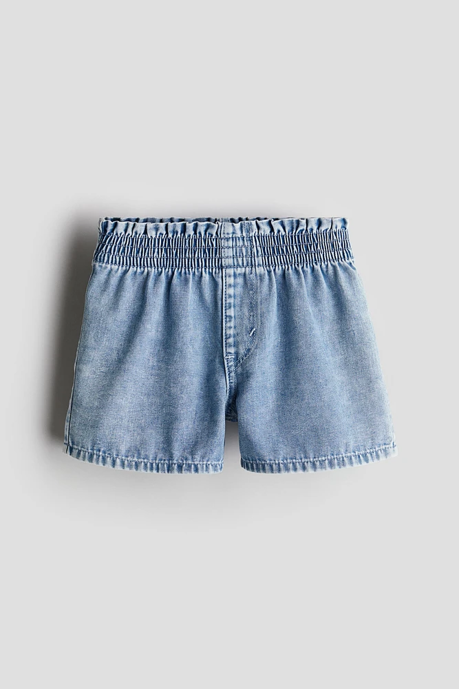 Loose Fit Denim Shorts