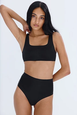 Padded Soft-Cup Microfiber Bra