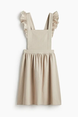 Ruffle-trimmed Apron