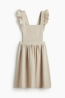 Ruffle-trimmed Apron