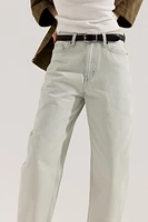 Jean Taille Haute Coupe Tonneau