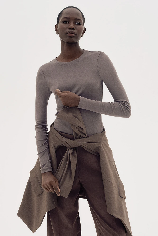 Pima Cotton Jersey Top