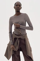 Pima Cotton Jersey Top