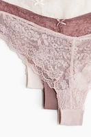 5-pack Lace Brazilian Briefs