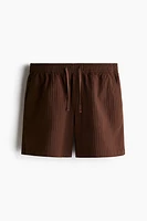Cotton pyjama shirt and shorts