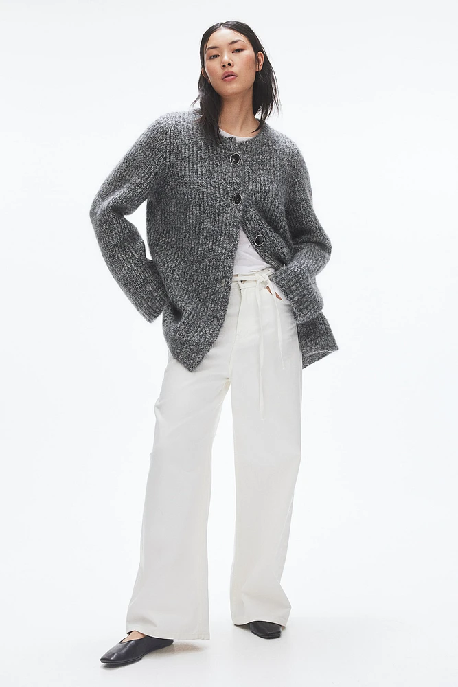 Mohair-Blend Cardigan