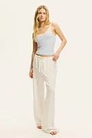 Lace-Trimmed Tank Top