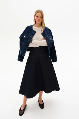 A-Line Denim Skirt