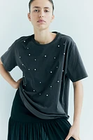 Embellished T-shirt