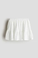 Crinkled Jersey Skirt