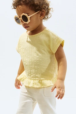 Ruffle-Trimmed Top