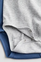 3-pack Long-sleeved Cotton Bodysuits