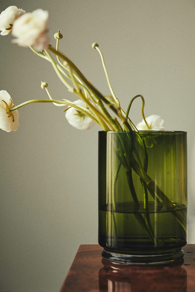 Large Glass Candle Lantern