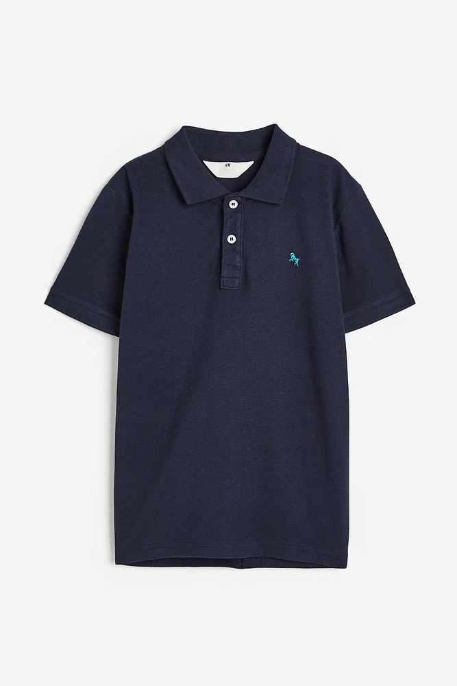 Cotton Pique Polo Shirt