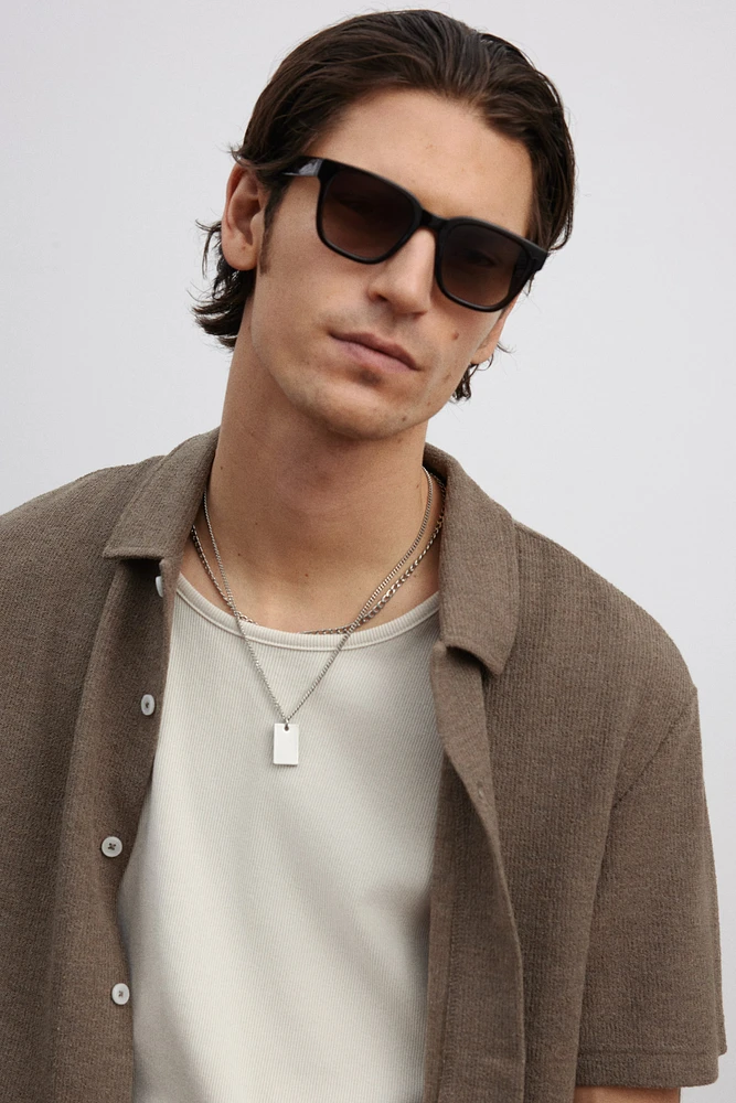 Chemise Coupe Classique en jersey manches courtes