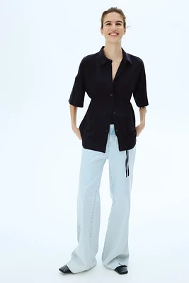 MAMA Chemise Before & After avec ceinture à nouer