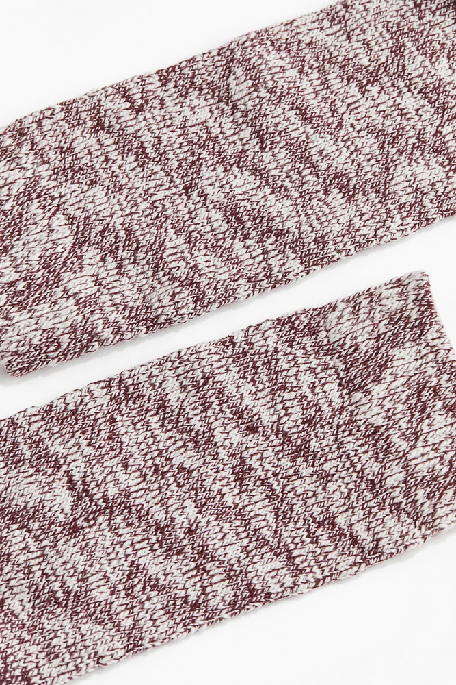 Rib-Knit Socks
