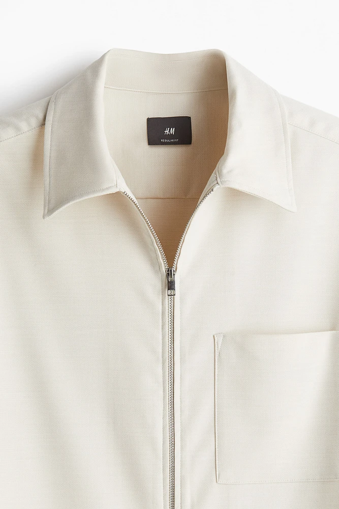 Regular-Fit Twill Overshirt