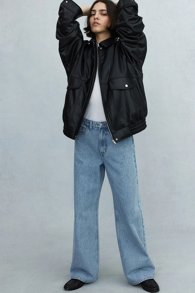 Ava Ultra High Rise Wide Leg Jeans