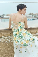 Printed Cotton Dress