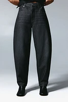 High Rise Barrel Leg Jeans
