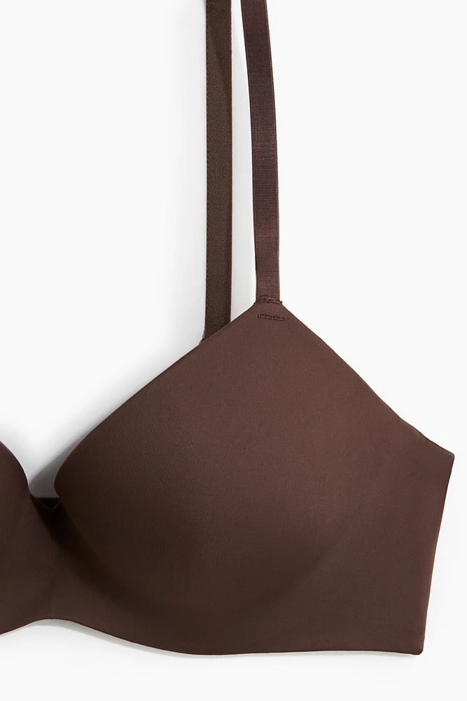 Soutien-gorge pigeonnant en microfibre