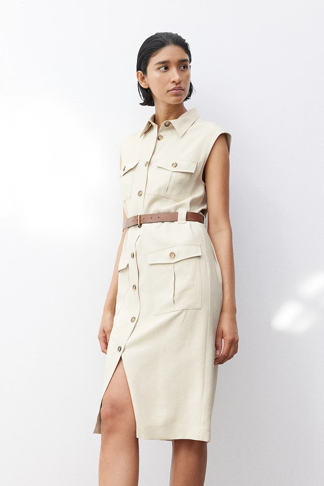 Belted Cargo Dress