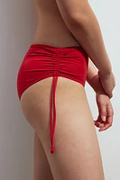 Drawstring-Detail Bikini Bottoms