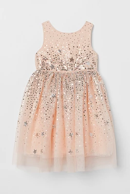 Sequined Tulle Dress