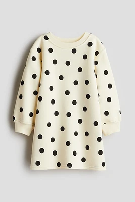 Printed Sweatshirt Dress