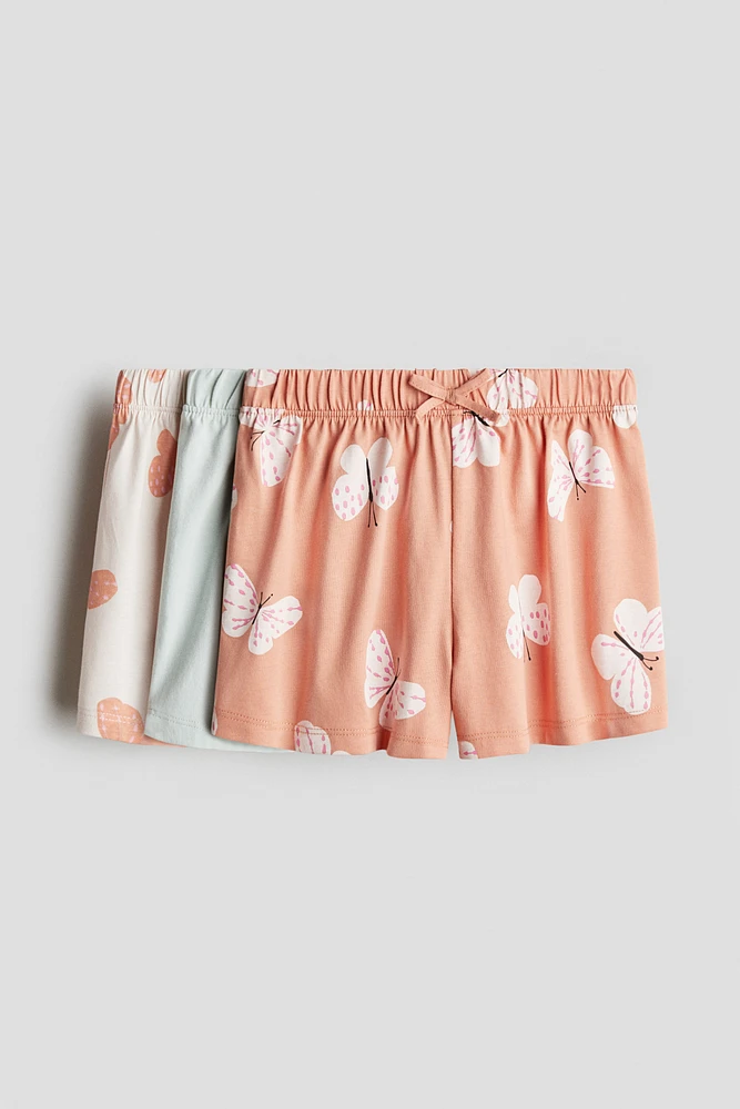 Lot de 3 shorts en coton