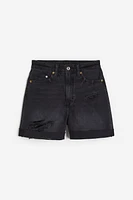 Mom Comfort Ultra High Denim Shorts