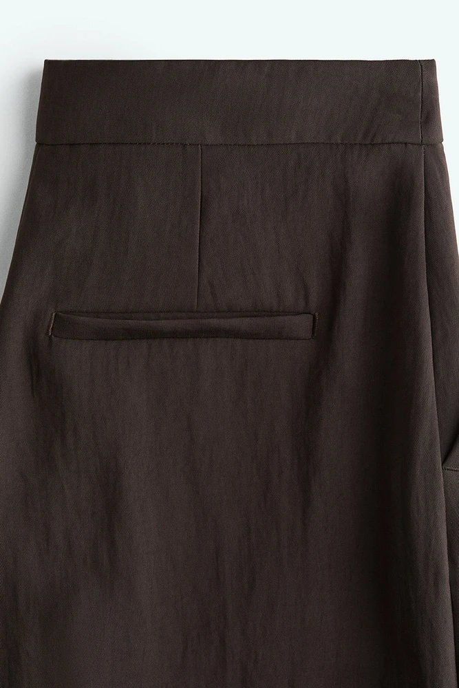 Wide-Leg Dress Pants