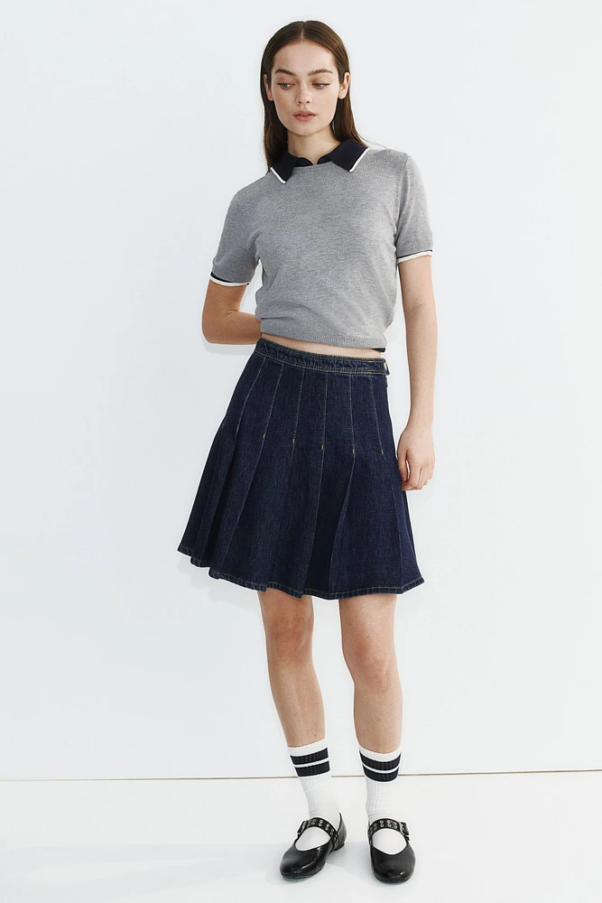T-shirt en fin tricot