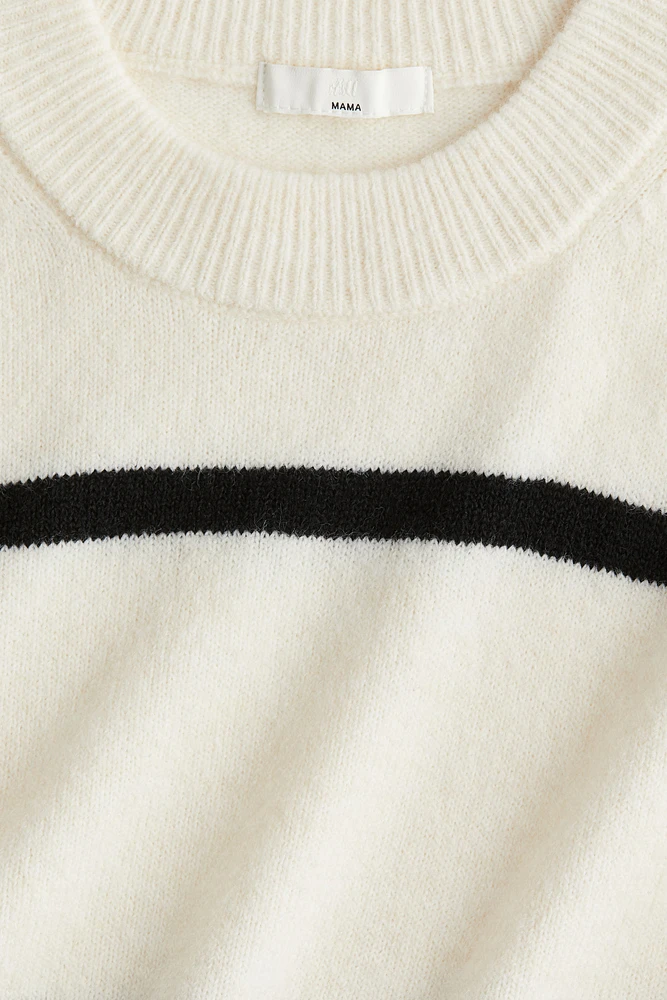MAMA Slit-Hem Sweater