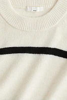 MAMA Slit-Hem Sweater