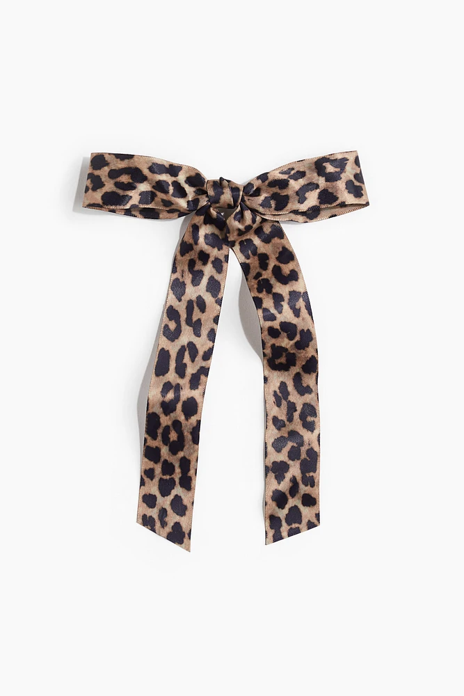 Satin Bow Hair Clip